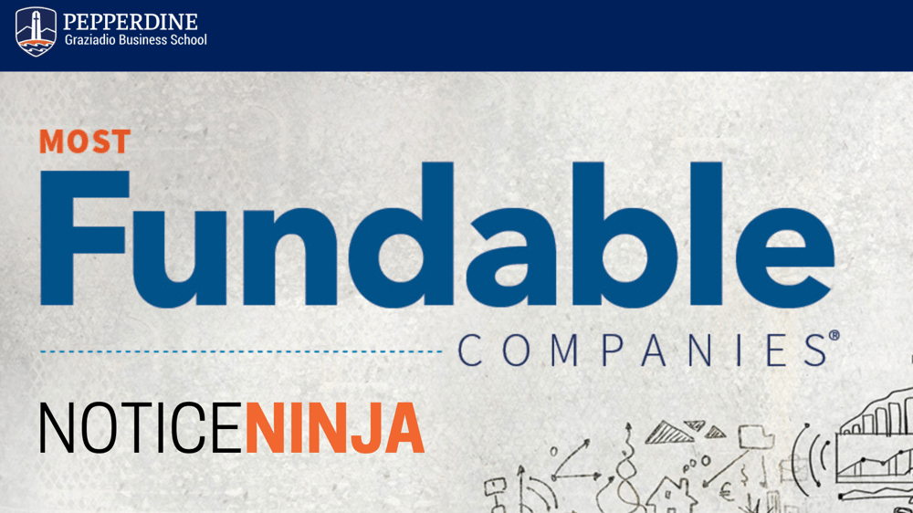 Notice Ninja Named One of Pepperdine’s Most Fundable Companies of 2024