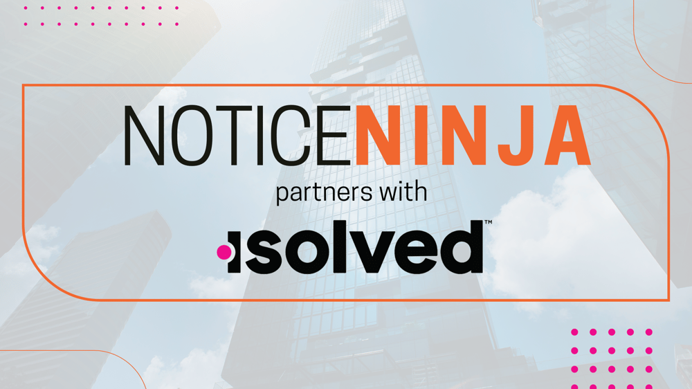 Notice Ninja Partners with isolved to Provide Streamlined Tax and Compliance Notice Management Solution