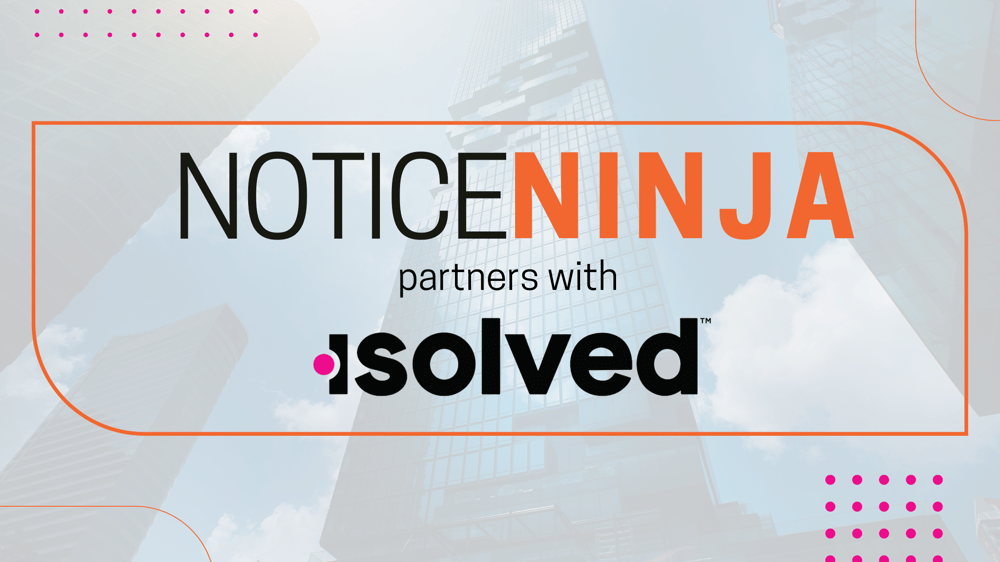 Notice Ninja Partners with isolved to Provide Streamlined Tax and Compliance Notice Management Solution